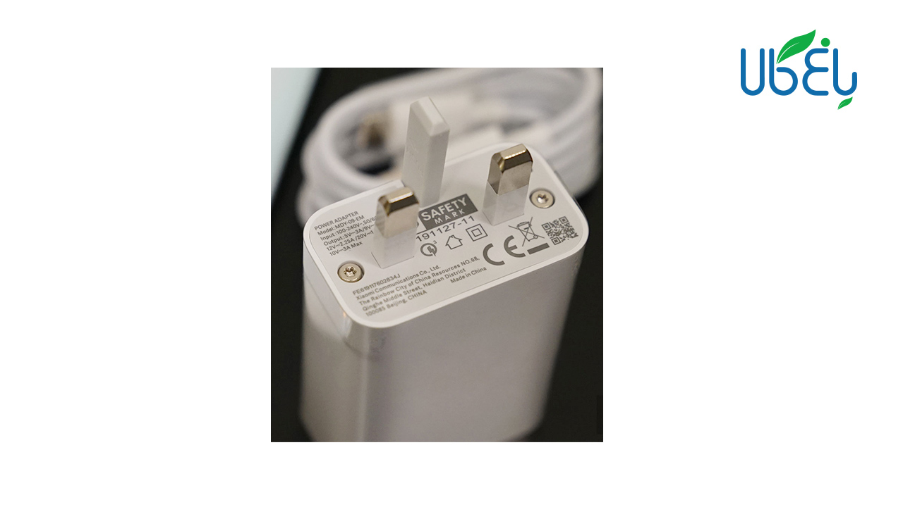 شارژر دیواری اورجینال شیائومی مدل MDY-09-EM به همراه کابل تبدیل USB-C