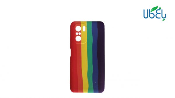 قاب سیلیکونی رنگین کمانی محافظ لنزدار برای گوشی‌ شیائومی Poco F3