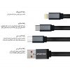 کابل USB به لایتنینگ/microUSB/USB-C کلومن