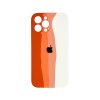 قاب سیلیکونی رنگین کمانی محافظ لنزدار برای گوشی‌ اپل iphone 13 promax