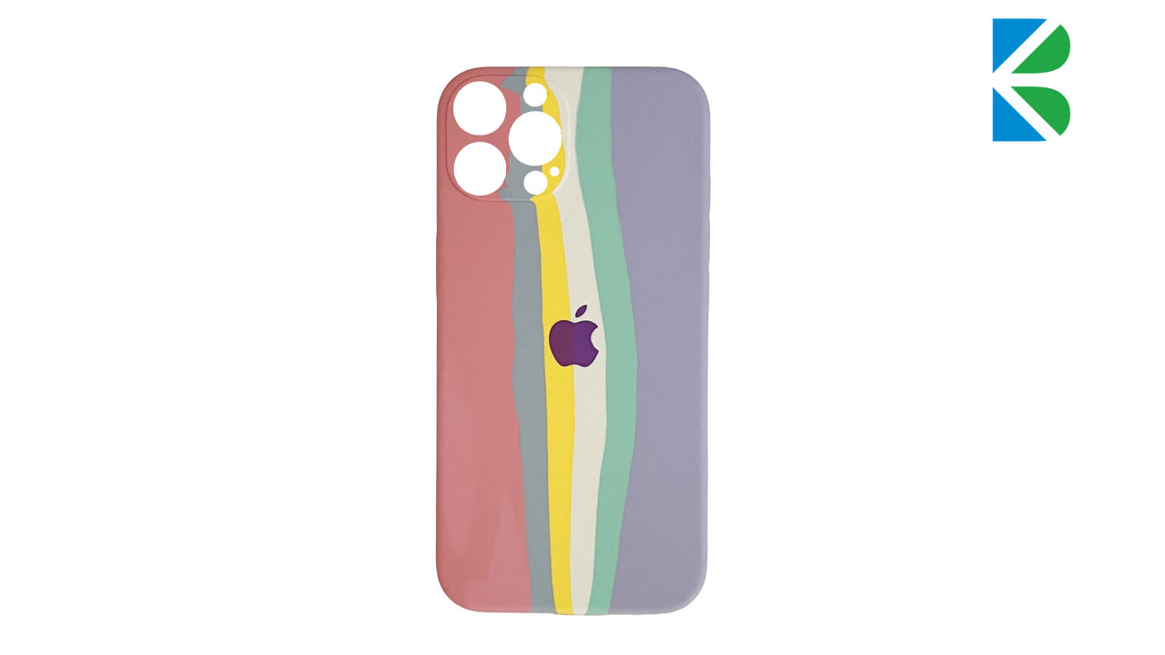 قاب سیلیکونی رنگین کمانی محافظ لنزدار برای گوشی اپل iphone 13 pro قاب سیلیکونی رنگین کمانی محافظ لنزدار برای گوشی اپل iphone 13 pro