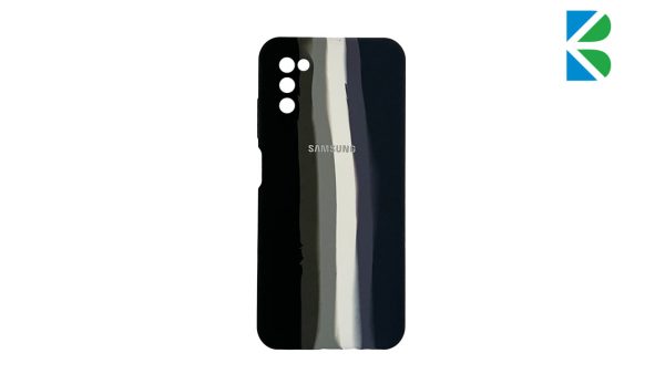 قاب سیلیکونی رنگین کمانی محافظ لنزدار برای گوشی‌ سامسونگ A03S