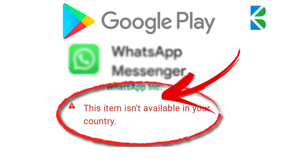 رفع مشکل دانلود از گوگل پلی | This item is not available in your country