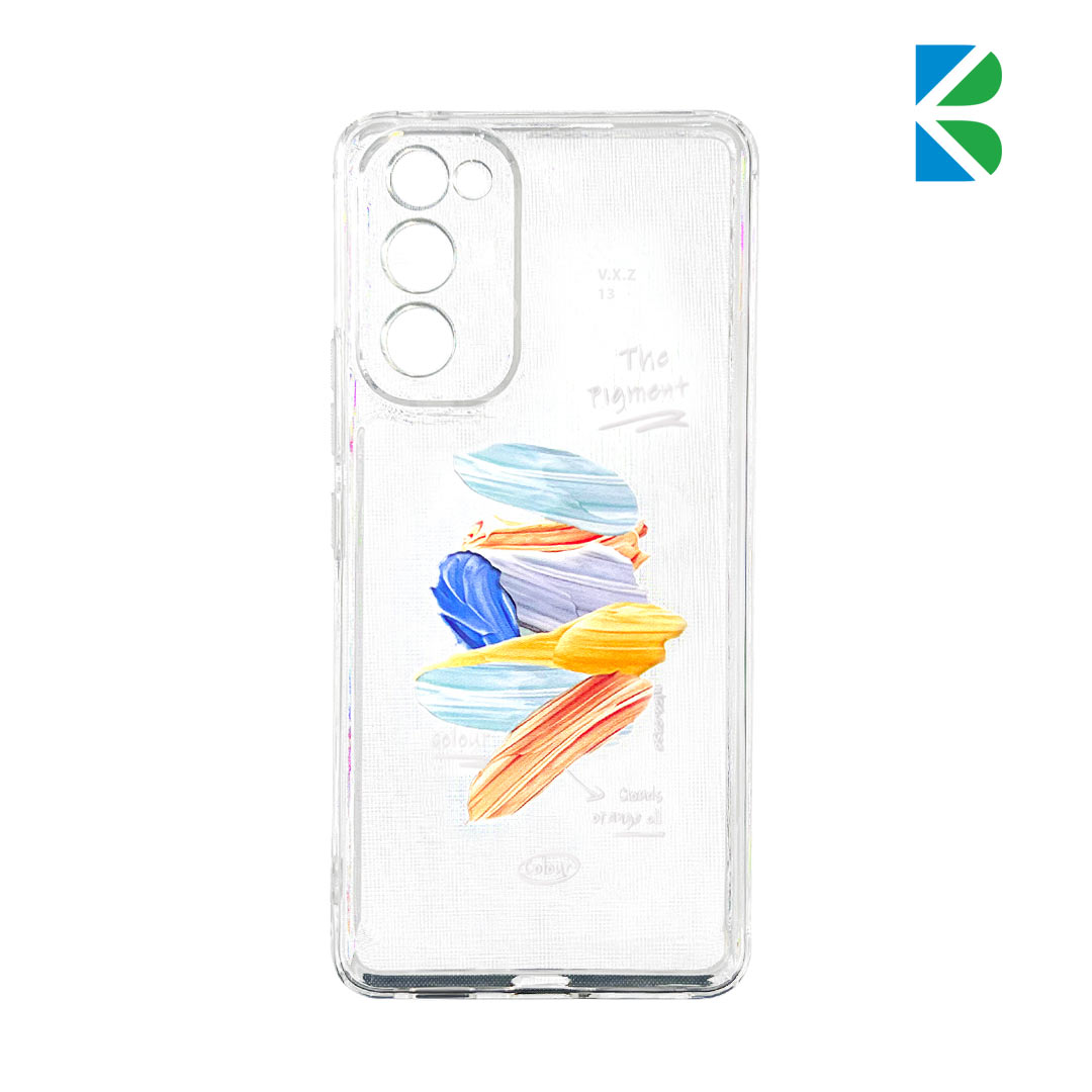 قاب ژله ای شفاف طرح دار محافظ لنزدار مناسب سامسونگ مدل S20 FE