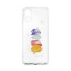 قاب ژله ای شفاف طرح دار محافظ لنزدار مناسب سامسونگ مدل A03 Core