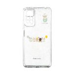 قاب ژله ای شفاف طرح دار محافظ لنزدار مناسب سامسونگ مدل mi note 11/11s