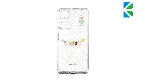قاب ژله ای شفاف طرح دار محافظ لنزدار مناسب سامسونگ مدل mi note 11/11s