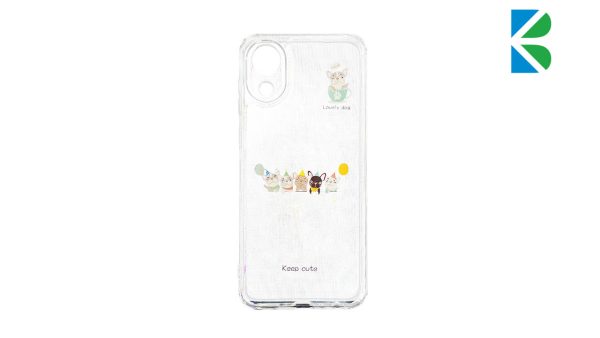 قاب ژله ای شفاف طرح دار محافظ لنزدار مناسب سامسونگ مدل A03 Core