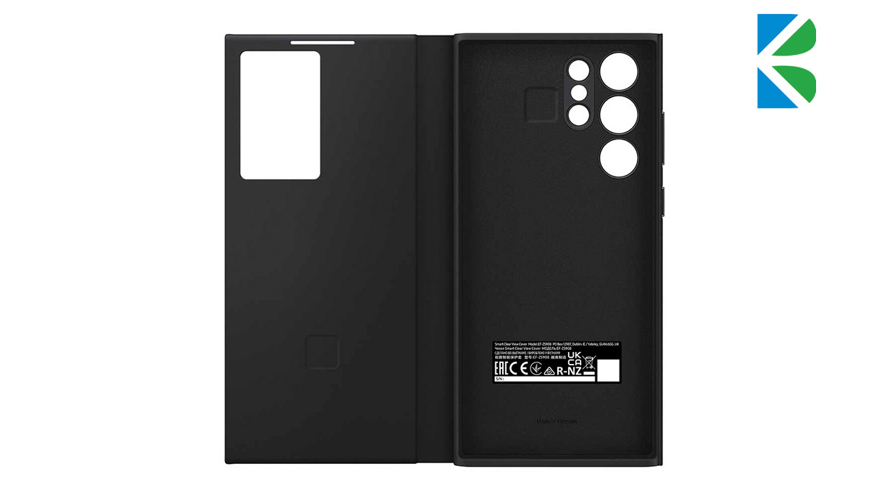 کیف کلاسوری Clear View Cover مناسب گوشی سامسونگ S22 Ultra