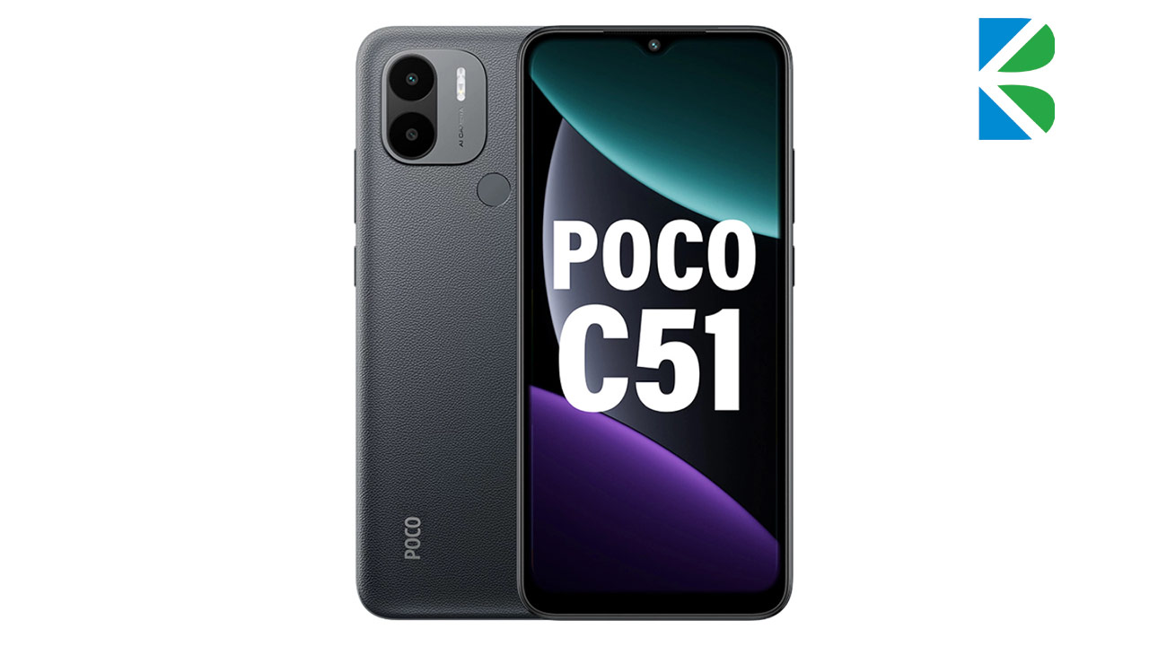 گوشی شیائومی Poco C51 با ظرفیت 64/4GB دو سیم کارت (پک و رام گلوبال)