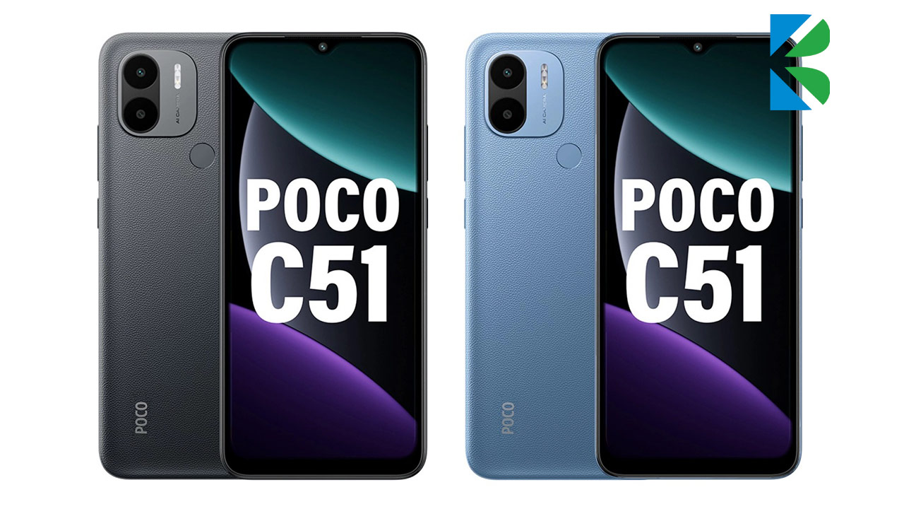 گوشی شیائومی Poco C51 با ظرفیت 64/4GB دو سیم کارت (پک و رام گلوبال)