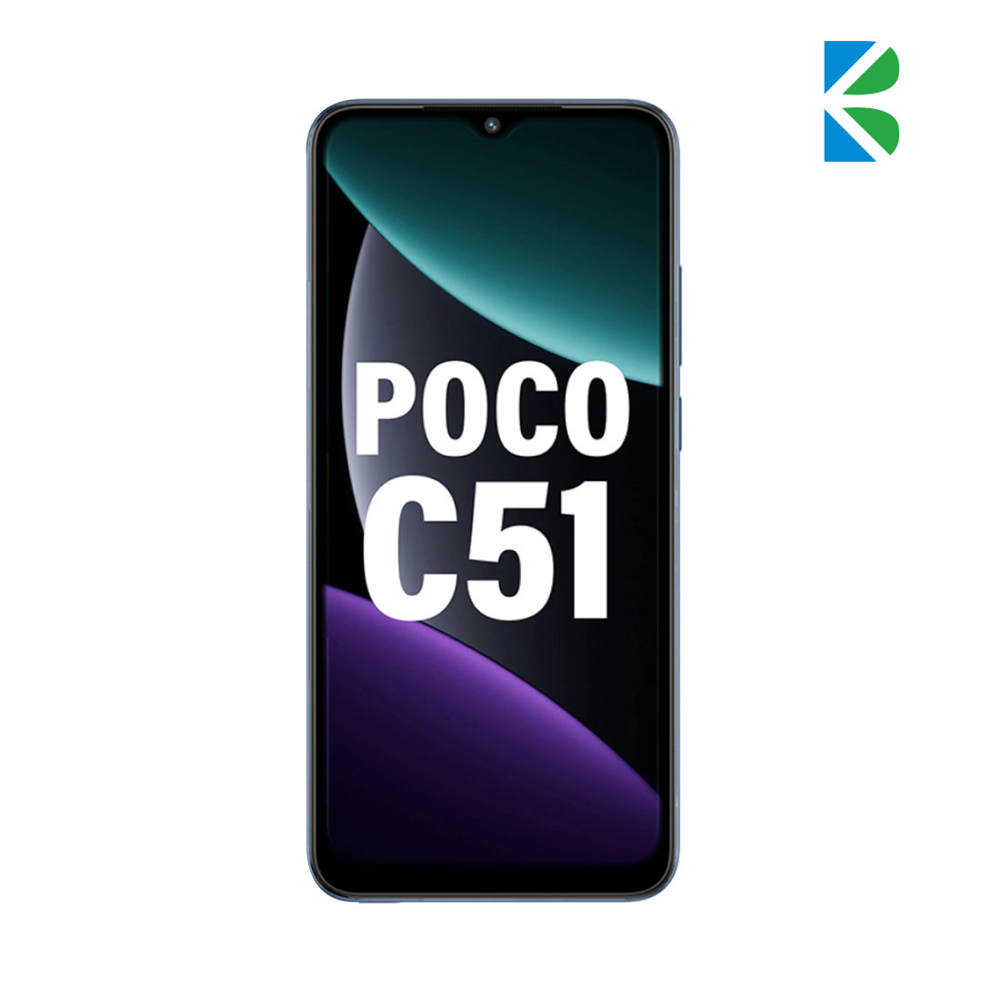 گوشی شیائومی Poco C51 با ظرفیت 64/4GB دو سیم کارت (پک و رام گلوبال)