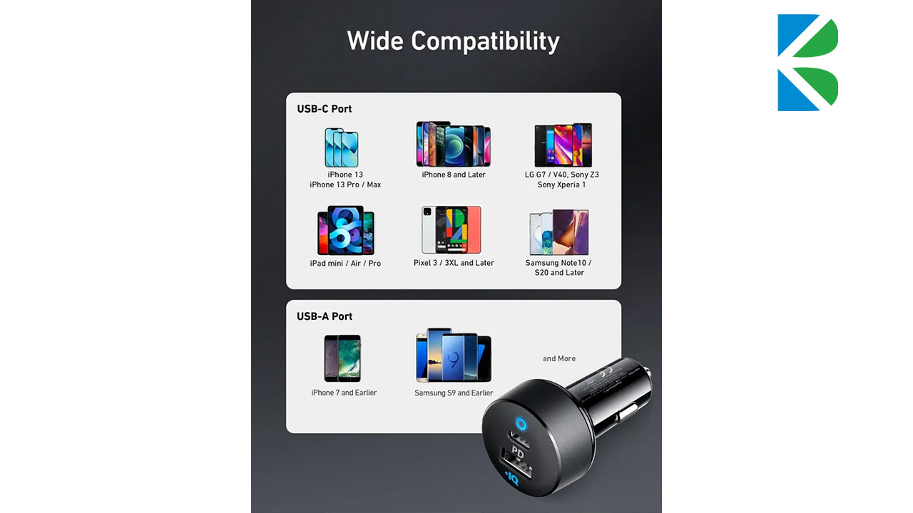 شارژر فندکی انکر ANKER PowerDrive PD+ 2 A2732 35W