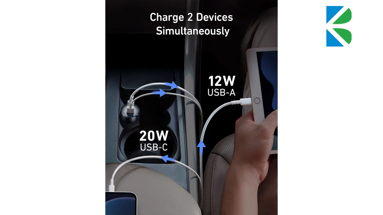 شارژر فندکی انکر ANKER PowerDrive PD+ 2 A2732 35W